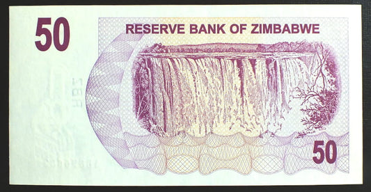 50 Dollars - Zimbabwe 2006 r.