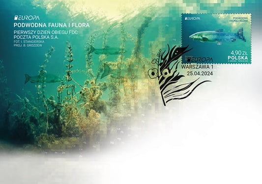 Koperta FDC Europa 2024 Podwodna fauna i flora 2024 5376