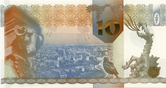 Kraków PWPW 2010 banknot testowy