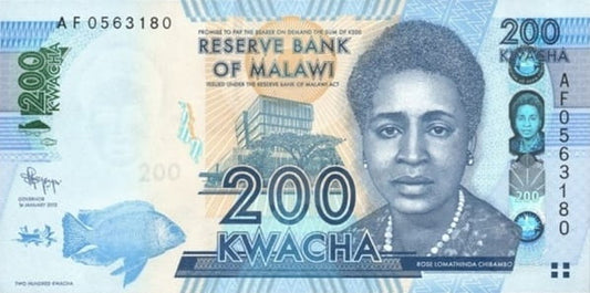 Malawi Banknot  200 Kwacha 2012