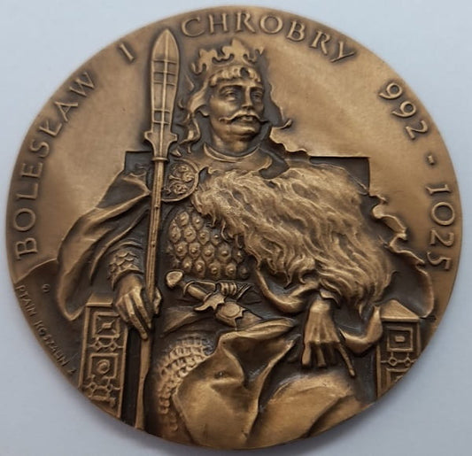Medal Bolesław Chrobry półpostać PTAiN