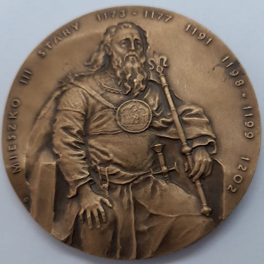 Medal Mieszko III Stary półpostać PTAiN