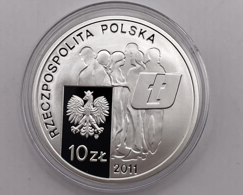 Moneta 10 zł 30. rocz. powstania NZS  2011
