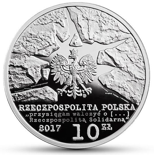 Moneta 10 zł 35-lecie Solidarności Walczącej 2017 r.
