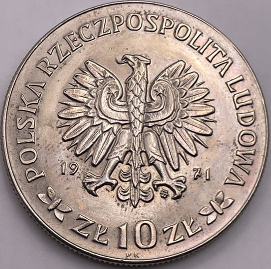 Moneta 10 zł 50 rocznica III Powstania Śląskiego 1971