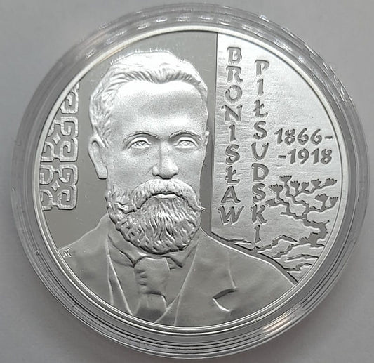 Moneta 10 zł Bronisław Piłsudski 2008