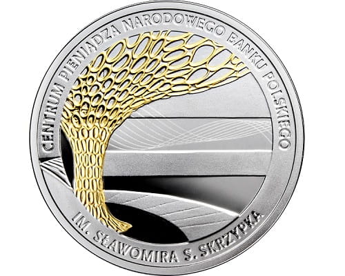 Moneta 10 zł Centrum Pieniądza im. Sławomira Skrzypka 2016