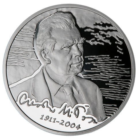 Moneta 10 zł Czesław Miłosz 2011 r.