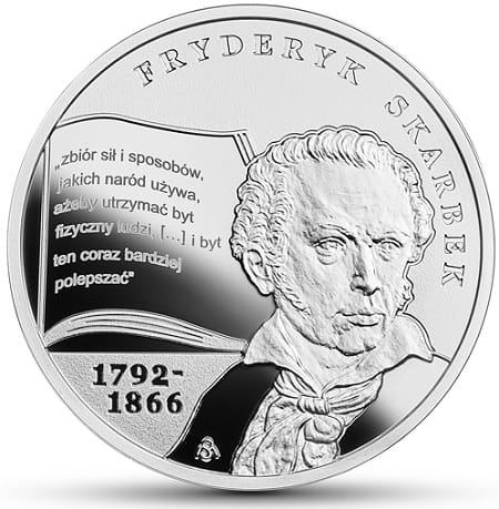 Moneta 10 zł Fryderyk Skarbek 2018