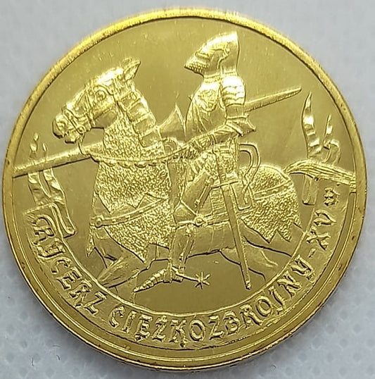 Moneta  2zł Rycerz ciężkozbrojny 2007