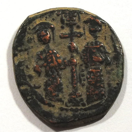 Follis Konstantyn X i Eudocja 1059-1067 odmiana