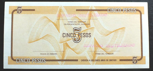 5 pesos KUBA - D