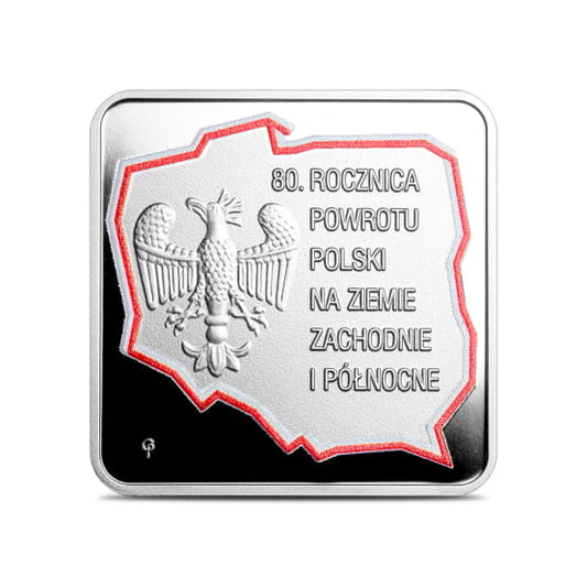 Moneta 10 zł 80. rocznica powrotu Polski na Ziemie Zachodnie i Północne